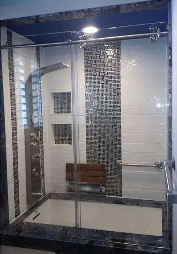 Sliding Glass Shower Enclosure in Escondido, CA